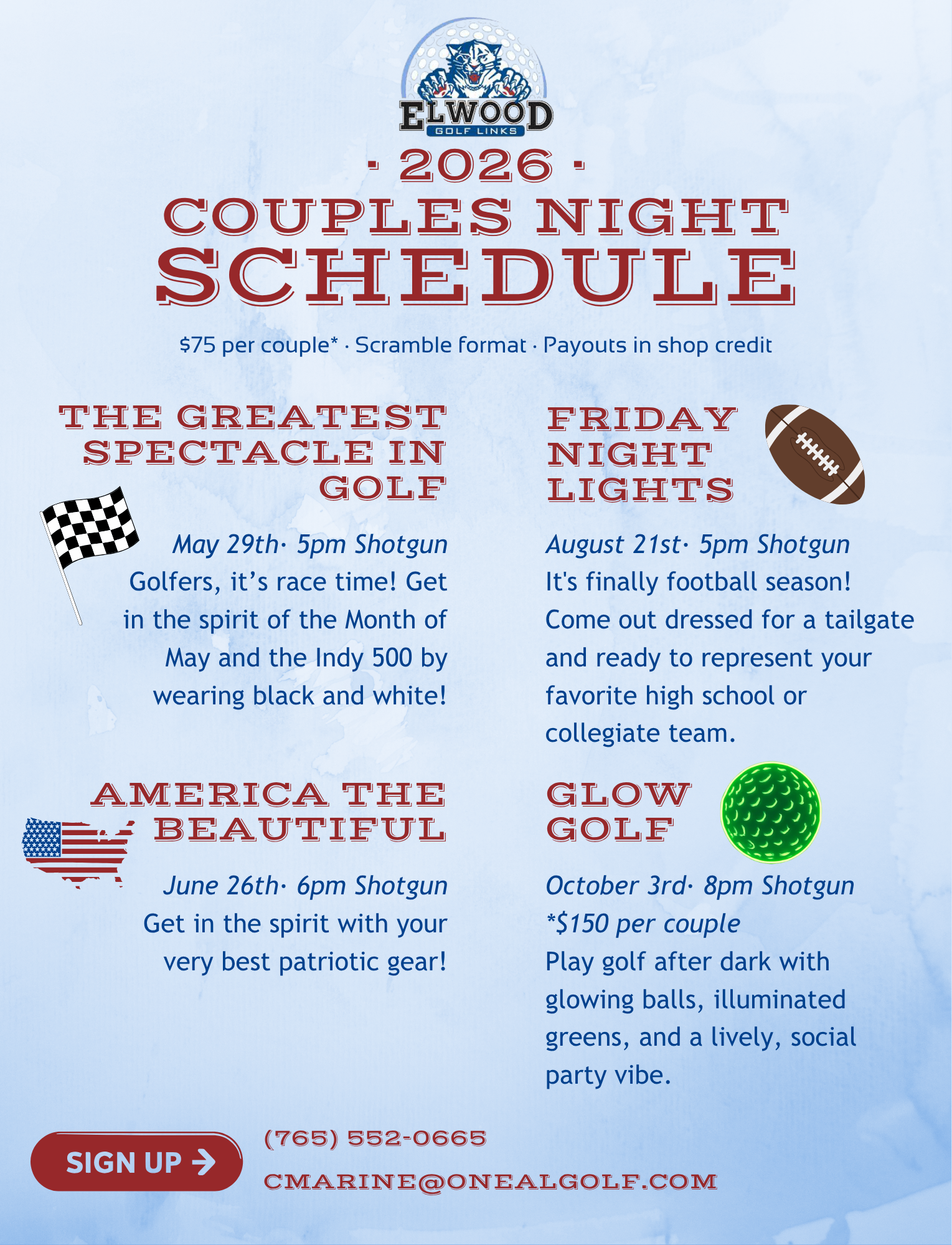 Elwood Golf Links Couples Golf Nights 2026