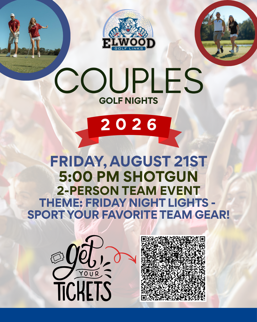 Elwood Golf Links Friday Night Lights Couples Golf August 21 2026