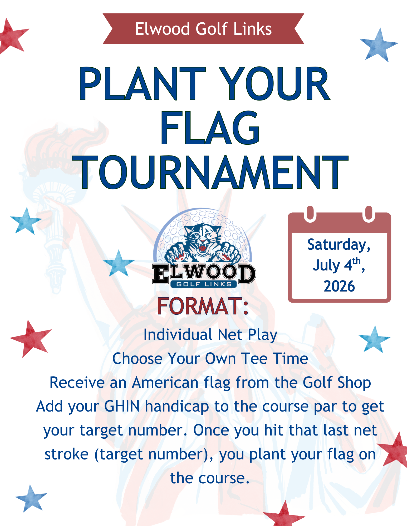 Plant Your Flag Tournament at Elwood Golf Links