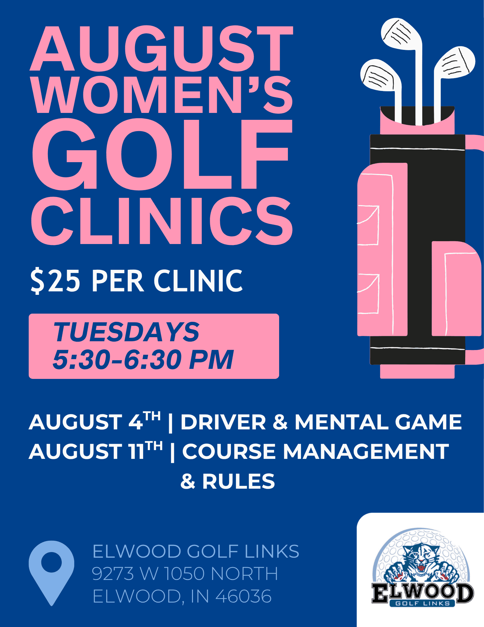 Elwood Golf Links Womens Golf Clinics